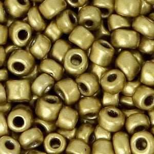 Rocailles 6/0 (4mm) Metallic Antique gold