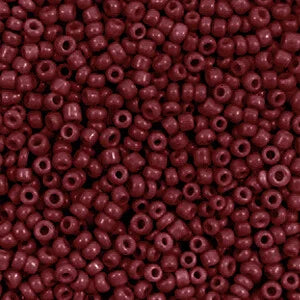 Rocailles 12/0 (2mm) Port red