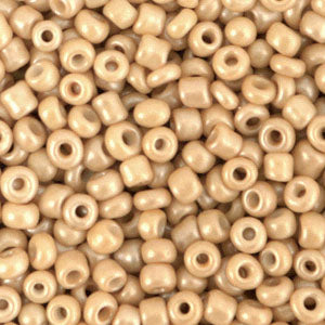 Rocailles 8/0 (3mm) Chamois beige