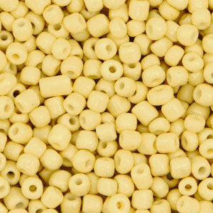 Rocailles 8/0 (3mm) Butter yellow