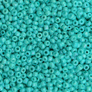 Rocailles 12/0 (2mm) Teal green